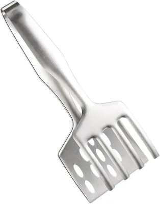 Edelstahl-Zange 27 cm für BBQ, Fleisch & Salat