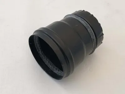 Immagine prodotto di Adattatore da raccordo scarico fumi a tubo per stufa a pellet 100 mm per stufa a pellet | nero