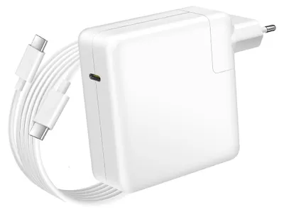 Image de Avizar, chargeur USB-C pour MacBook, charge rapide, 96W - Blanc, Blanc