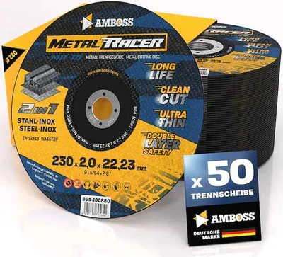 Produktbild von 50x Amboss Metal Racer Trennscheibe | Ø230 mm - 2 mm - 22.23 mm |
