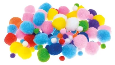 Obrázek produktu pro Pompony 100szt