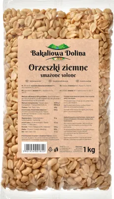 Zdjęcie produktu dla Prażone orzeszki ziemne - 1 KG - Prażone i solone - Wyjątkowo chrupiące - Idealne na imprezy i wieczory