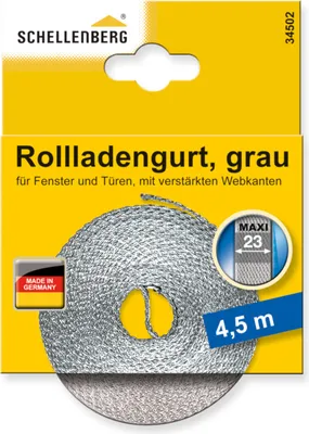 Produktbild von Schellenberg Rolladengurt Maxi 23 mm, 4,5 m, grau, 34502