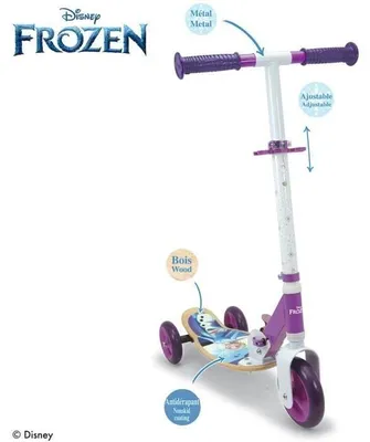 Produktbild von Smoby Die Eiskönigin WoodenScooter, 3 Räder