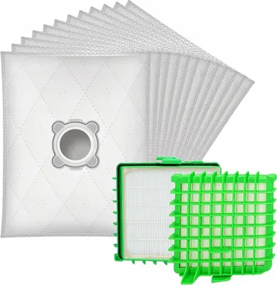 Produktbild von 12x vrecko do vysávača Rowenta Silence Force + HEPA filter ZR 002901, RS-RT3317