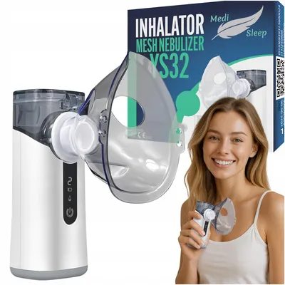 Zdjęcie produktu dla Inhalator Nebulizator Dla Dzieci Dorosłych Siateczkowy Przenośny