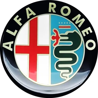 Obrázok produktu pre Samolepka Alfa Romeo 3D, oficiálne staré logo, priemer 45 mm
