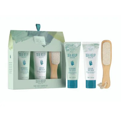 Immagine prodotto di Set regalo per la cura dei piedi Scottish Fine Soaps - Alghe, 3 pezzi