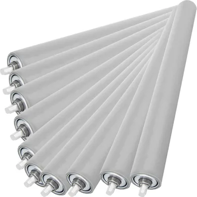 Produktbild von SCHMIDT systemprofile 10x Tragrolle 400mm Ø 42mm Stahl Rolle für Rollenbahn