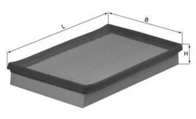 Zdjęcie produktu dla Filtr powietrza KNECHT LX 1633