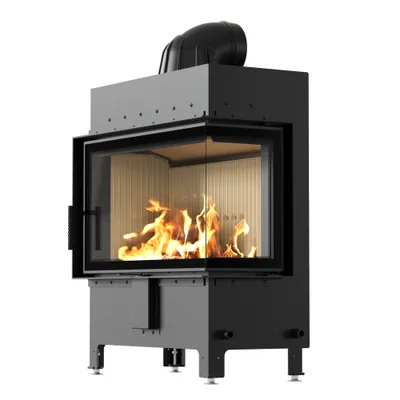 Immagine prodotto di Inserto camino in acciaio KRATKI LUCY destro 14 kW Ø 200