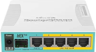 Zdjęcie produktu dla Mikrotik hEX PoE, Biały