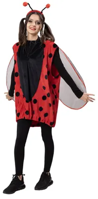 Produktbild von Marienkäfer Marie 2-tlg. Oberteil Haarreifen Tier Karneval Fasching Kostüm STD