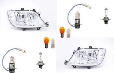 Produktbild von Johns, Scheinwerfer Halogen passend für Mercedes Sprinter 901 904 02-06 Leu. Set Li. Re 9018202461 A9018202461 9018202561 A9018202561