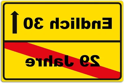 Productafbeelding van Verjaardagsbord 30 Jaar - Feestbord Hardschuim - Verjaardag Vieren - UV en Weerbestendig - 20 x 30 cm