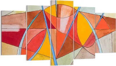 Produktbild von Bild auf Leinwand - Leinwandbild - Abstraktion modern - 160x85cm - Wand Bild - Wanddeko - Leinwanddruck - Bilder - Kunstdruck - Wanddekoration - Leinwand bilder - Wandkunst - EA160x85-3960