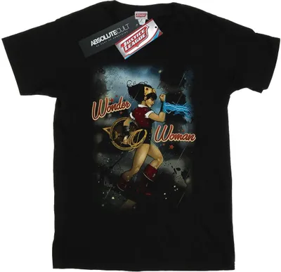 Produktbild von DC Comics - T-Shirt für Damen BI28461 (XL) (Schwarz)