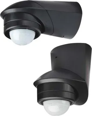 Immagine prodotto di Grothe McGuard professional BM240sw Sensore passivo a infrarossi (PIR) cablato per soffitto/parete nero (94534)