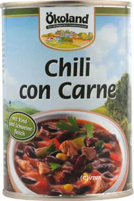 Produktbild von ÖKOLAND Chili con Carne mit Rind- und Schweinefleisch - 400g