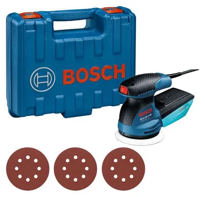 Produktbild von Exzenterschleifer GEX 125-1 AE, mit 3 x Schleifblatt C470, im Handwerkerkoffer