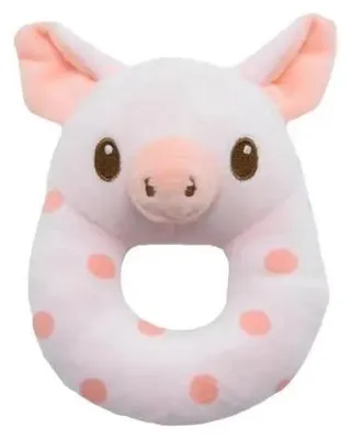Image de Hochet pour bébés Cochon 12 cm