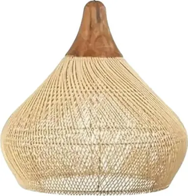 Produktbild von Kronleuchter, Rattanweberei, Elegantes Design, 4040, Keine Glühbirne (E27)-f