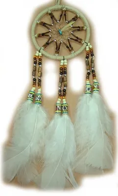 Produktbild von Traumfänger - Dreamcatcher mit Perlen-Stern 8 cm