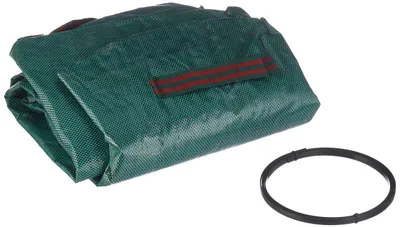 Immagine prodotto di Ambientehome, sacco da giardino, 3 x 272 litri, tessuto di polipropilene verde, dimensioni approssimative 67x67x76 cm