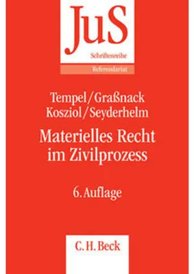 Produktbild von Materielles Recht im Zivilprozess