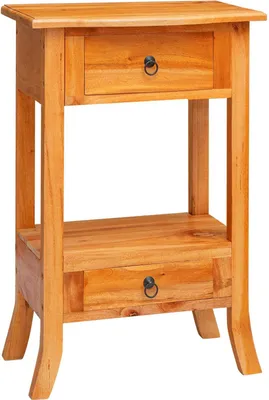 Obrázok produktu pre Konzolový stôl so zásuvkou Prírodná 50,5 x 30 x 75,5 cm