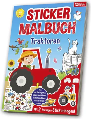 Produktbild von Mal- & Stickerbuch: Traktor