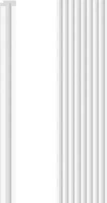 Produktbild von VOX Wandpaneel R-TRIM Linerio S-Line - Akustikpaneel - Innendekoration - Anthrazit 265x3,5x1,2 cm 1 Stück