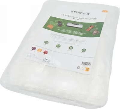Image de 1 Sacs Sous Vide Gaufres 30 X 40 Cm - Poche De 50 Sacs - Le Pratique