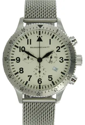 Produktbild von Aristo Herren Messerschmitt Uhr Chronograph Fliegeruhr ME-5030MBEIGE