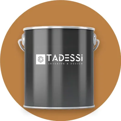 Produktbild von TADESSI Wandfarbe Orange - Maronenbraun - abwaschbare Innenfarbe matt - Dispersionsfarbe - Geruchsarm und Lösemittelfrei - 5 Liter Gebinde