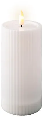 Produktbild von Solar Lichterkette mit LED-Kerzen, 15m Länge, warmweiß, witterungsbeständig, Rillendesign
