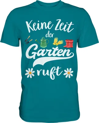 Produktbild von Gänseblümchen Keine Zeit der Garten ruft Shirt Gärtner – Diva Blue / L