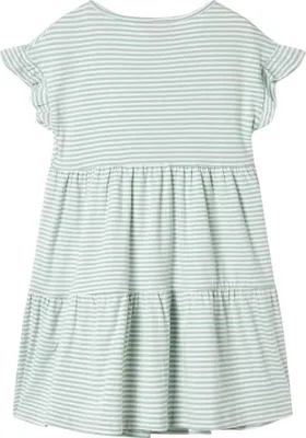 Produktbild von vidaXL Kinderkleid mit Rüschenärmeln Minzgrün 128