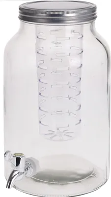 Produktbild von Getränkespender Koopman-Excellent Houseware, Glas, 12,5x30,5 cm, transparent
