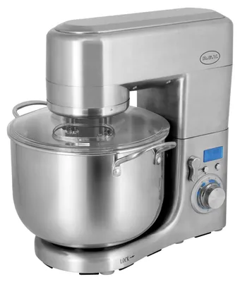Planetenmixer 10 L, 1500 W, Edelstahl, 6 Stufen, Doppelhaken
