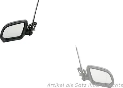Image de Johns, Rétroviseurs extérieurs adaptables sur Mercedes W447 Classe V/Vito 03/14- Set gauche & droite , noir A4478110400 A4478111600 A44781100009051 4478110400 44