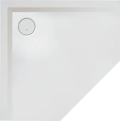 Zdjęcie produktu dla Hoesch brodzik 5-kątny Muna 90x90x3cm, szary, Solique, antypoślizgowy