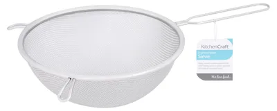 Image de KitchenCraftKitchenCraft Passoire, passoire en acier inoxydable, égouttoir en métal, grand, 20 cm