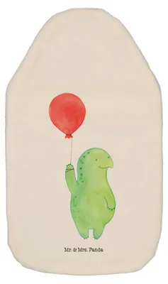 Produktbild von Mr. & Mrs. Panda Wärmekissen Schildkröte Luftballon - Weiß - Geschenk, Bettflasche, Flauschige Wärmflasche, glücklich, Jahrmarkt, Motivationsspruch, naturkautschuk
