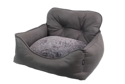 Produktbild von Nobby Hundebett Enock dunkelgrau, Maße: 75 x 70 x 22/38 cm
