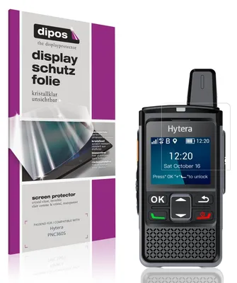 Produktbild von 4x Schutzfolie für Hytera PNC360S klar Displayschutzfolie Folie Display Schutz dipos