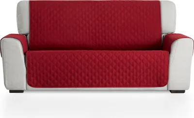 Produktbild von BESTCOVERS Sofaüberwürf Sofaschoner Schonbezug Sofaschutz Schutzbezug 2 Sitzer 110*195cm ROT