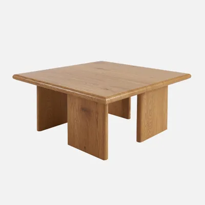 Produktbild von sweeek - Quadratischer Couchtisch - Eichenfarben