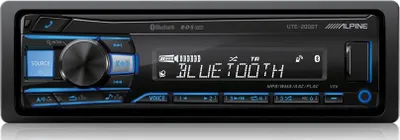 Produktbild von Alpine Electronics UTE-200BT Autoradio Bluetooth 1DIN Schwarz RGB Beleuchtung (81,25)
