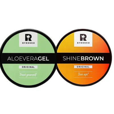 Produktbild von Byrokko Shine Brown + After Sun Kühlgel